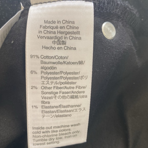 J.Crew women’s size 28 black ❇︎SPARKLE ❇︎9 inch high-rise toothpick denim jeans - Picture 4 of 5